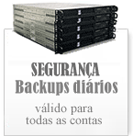 Efectuamos Backups diários em todas as contas de alojamento