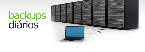 Backups Diários nas contas de alojamento web Backups Diários nas contas de alojamento web
